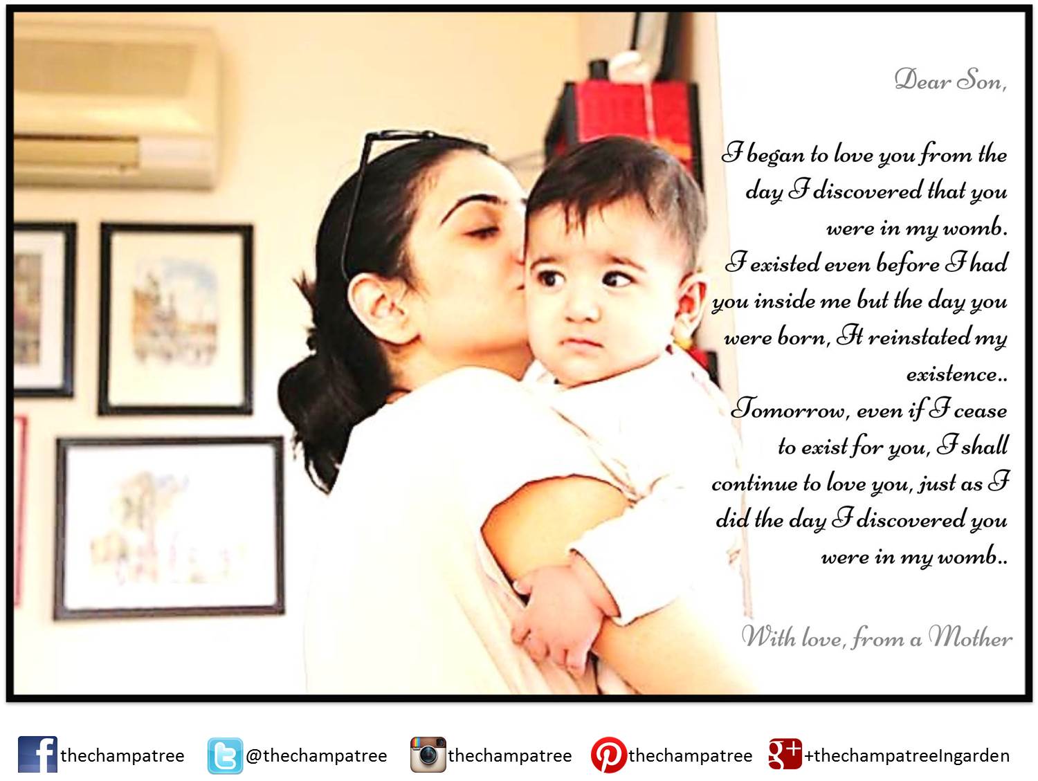 A small letter to my son