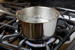 Indian Sweet - Boiling water