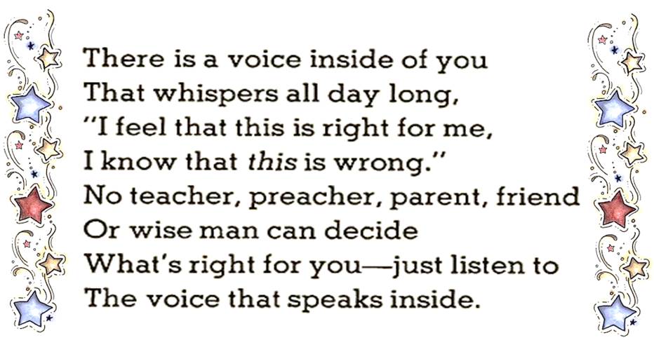 Thought for the day - The Voice