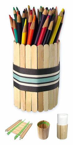 DIY Pen/Pencil Stand - Easy craft ideas for kids