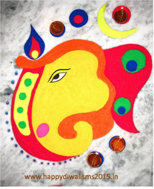 20 Exquisite Diwali Rangoli Designs (Using Flowers, Diyas and Papercraft)