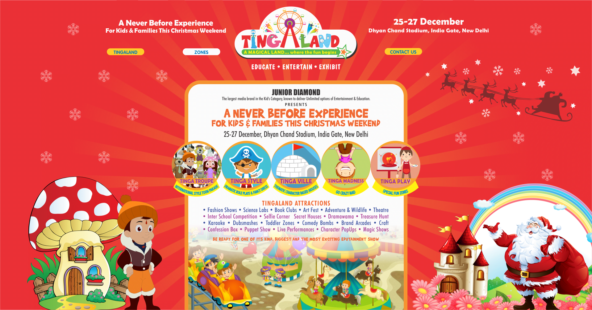Christmas carnivals events in Delhi 02