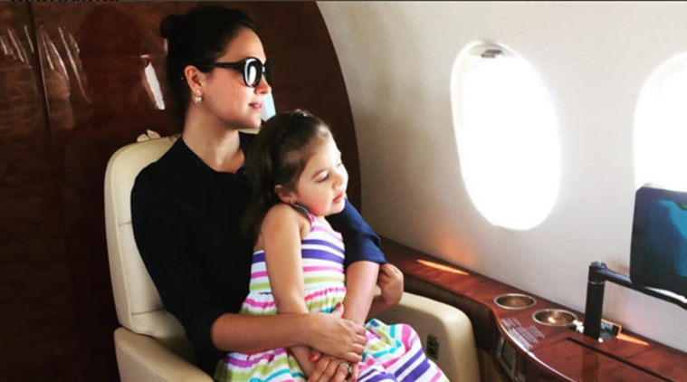 Lara Dutta with Her Kid