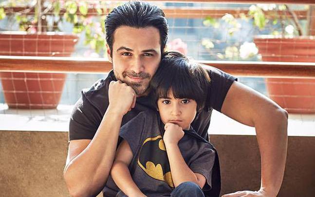 Emraan Hashmi and his son