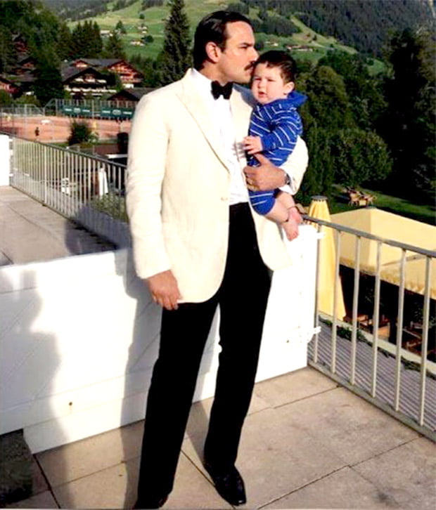 Saif Ali Khan and Taimur