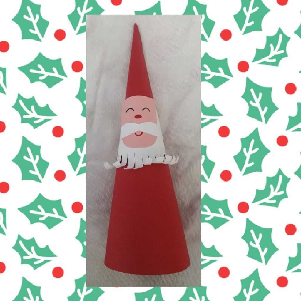 Paper Cone Santa