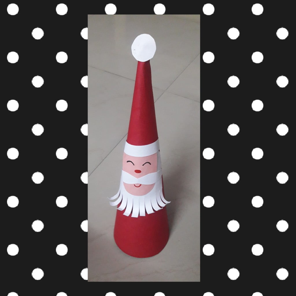 Paper Cone Santa
