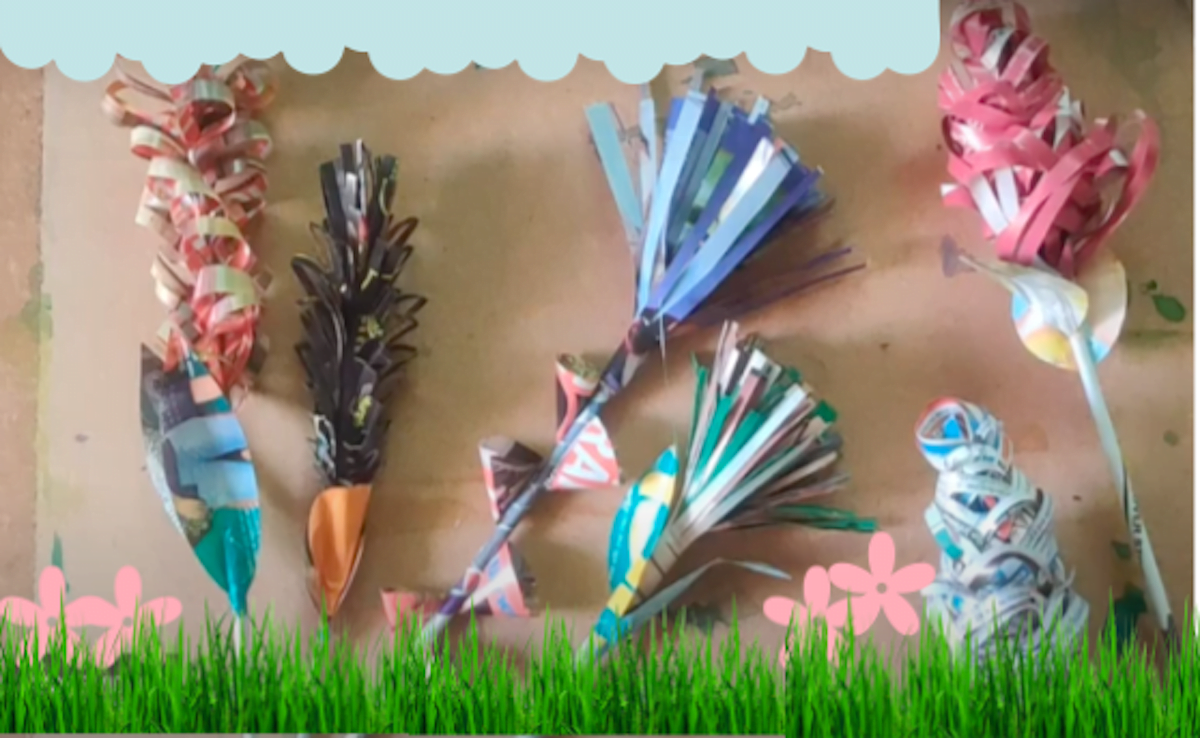 Easy Paper Crafts For Kids – How To Make Paper Flowers