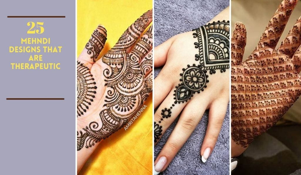 Indian Mehndi Designs Collage