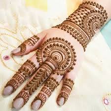 Beautiful mehndi on hand