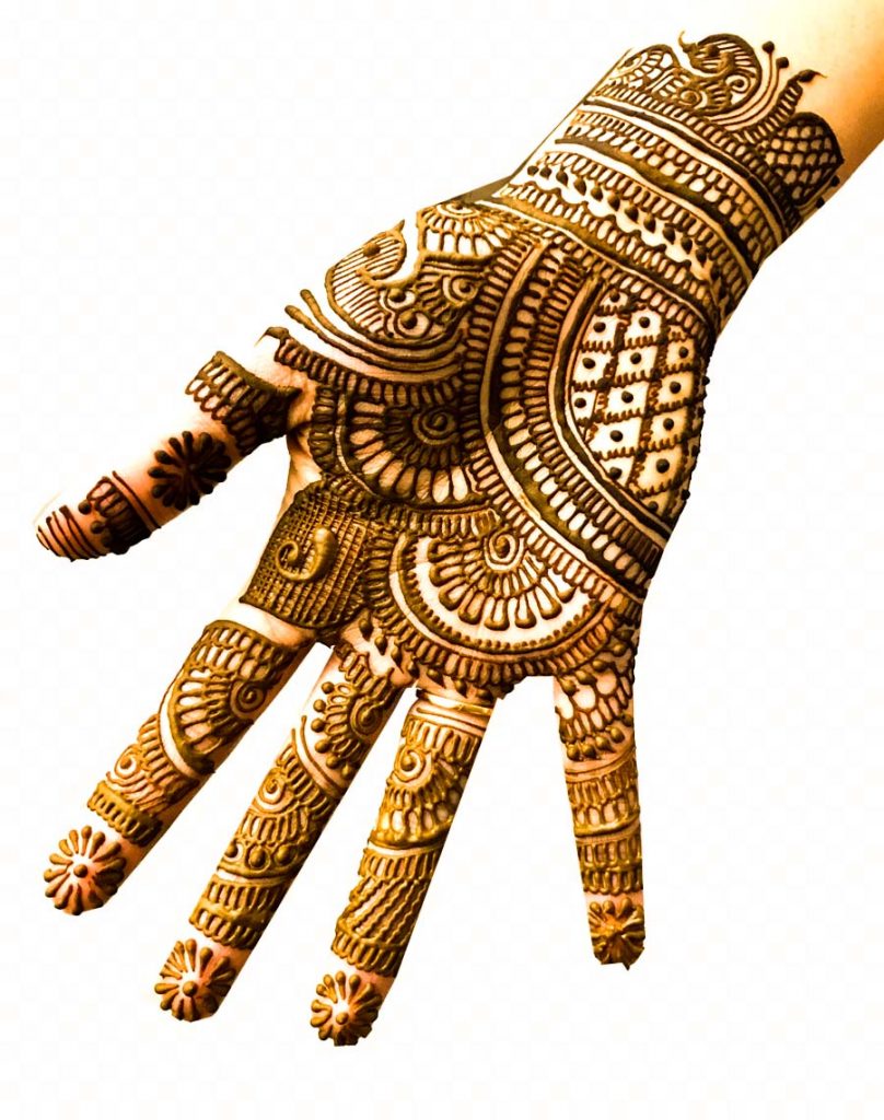 Full hand mehndi