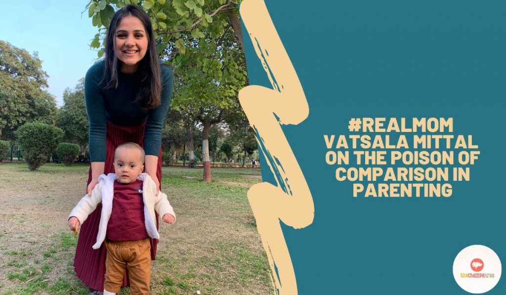 Real Mom Vatsala Mittal with her son