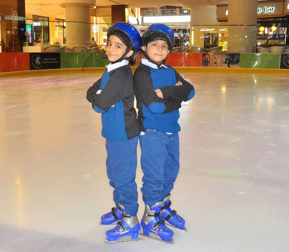 Zainab Raazi's twin boys