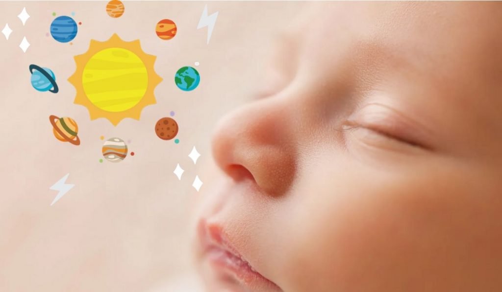 Baby Nakshatra - Newborn baby sleeping