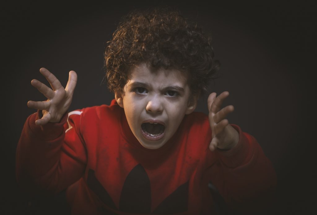 Frustrated child