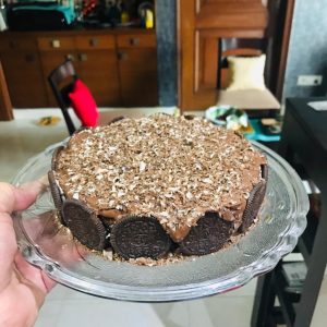 Kids Birthday Cake - Nutella Oreo Cake
