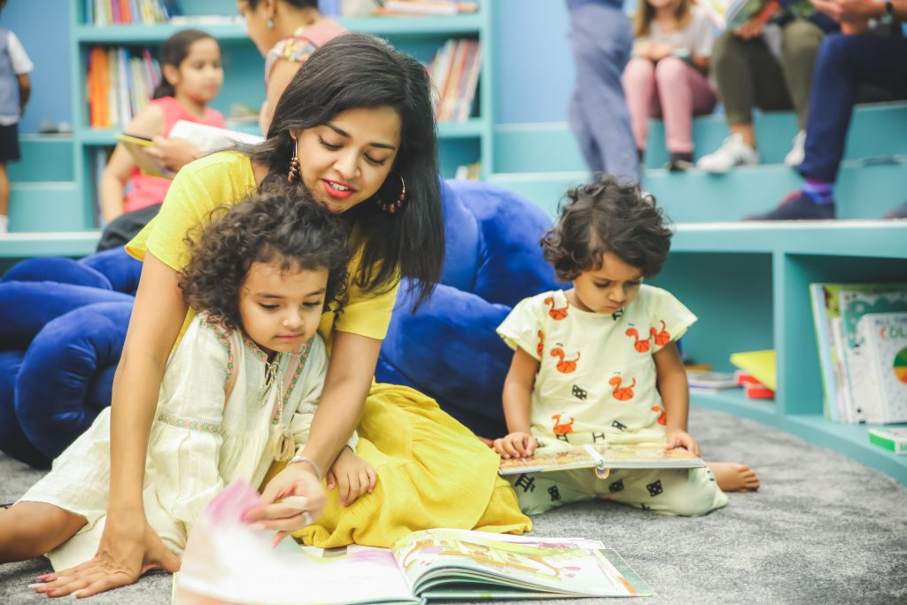 Real mom Trisha Das with her daughters