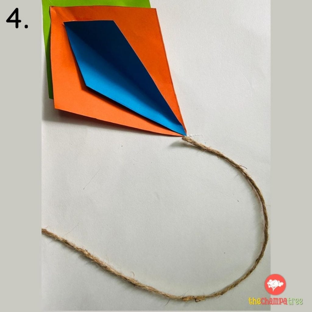 3D kite with string