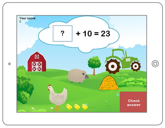 Online educational game