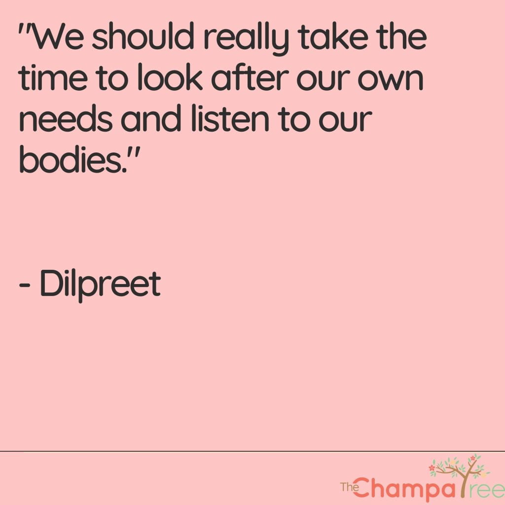 Breast Cancer Quote by Dilpreet on taking the time