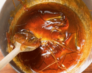 Christmas Cake Caramelized Sugar