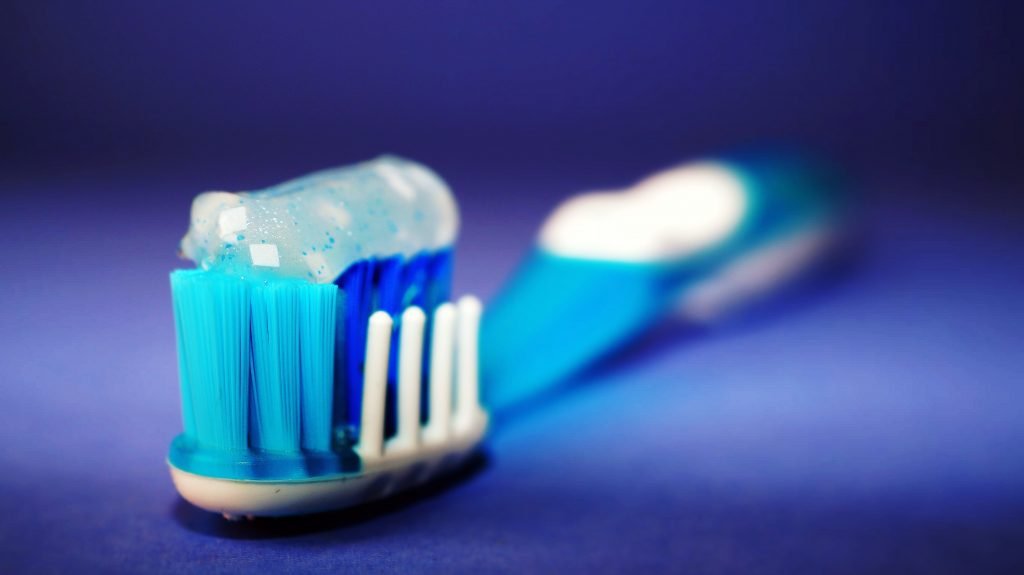 Brushing your teeth