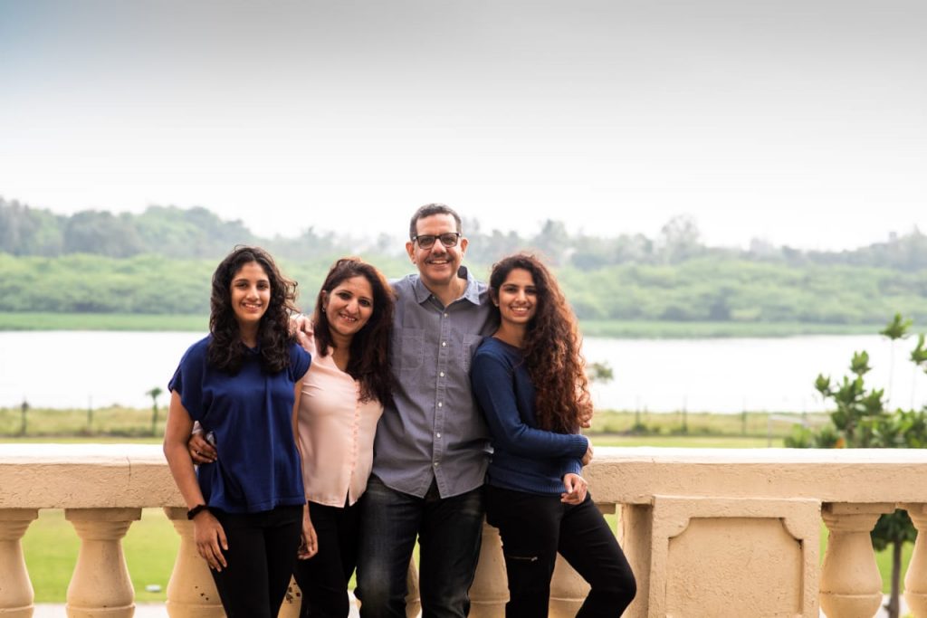 Manoshi with her family