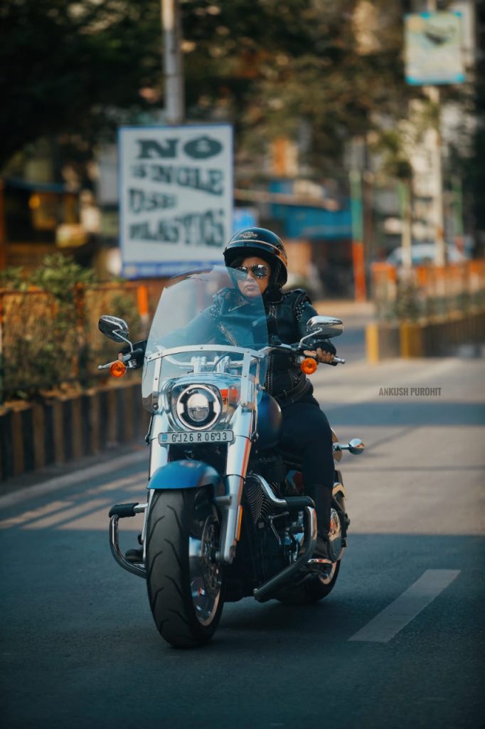 Sheetal Shah Lady Bike rider