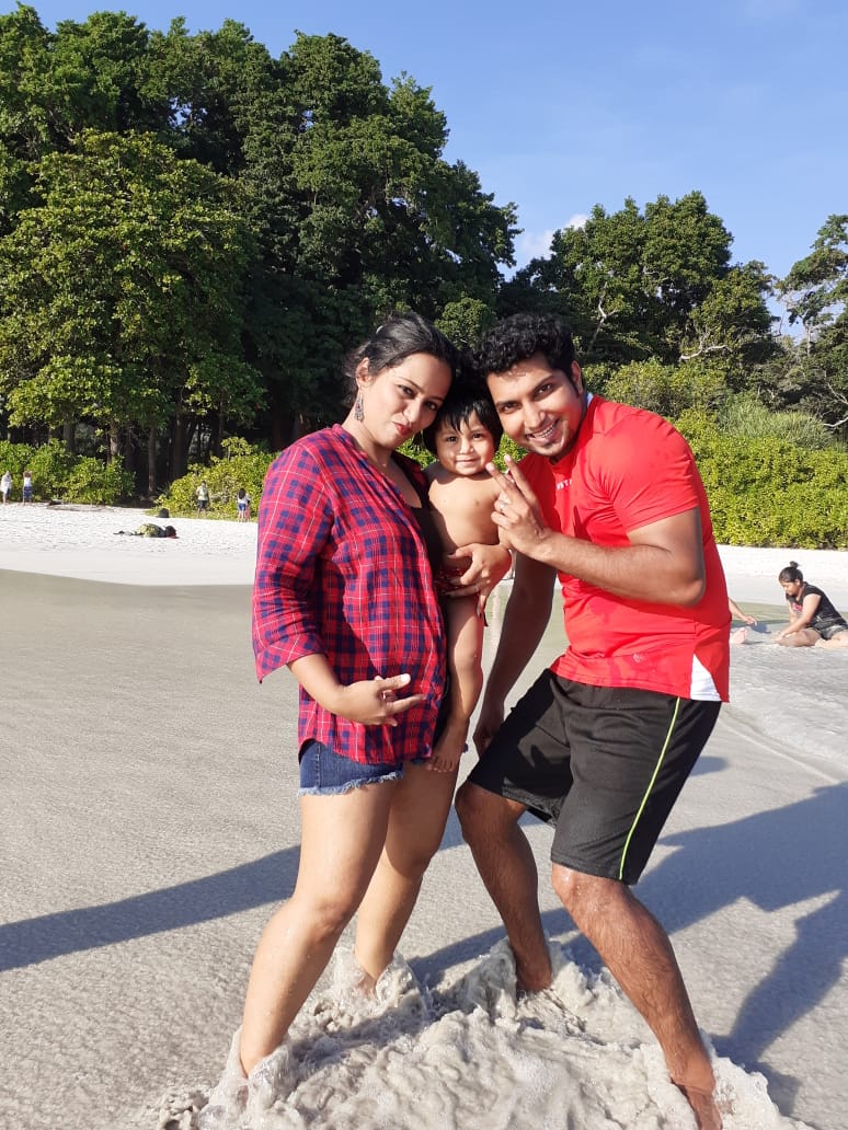Anjana and Vijesh before COVID