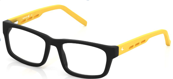 Bold rectangular eyewear