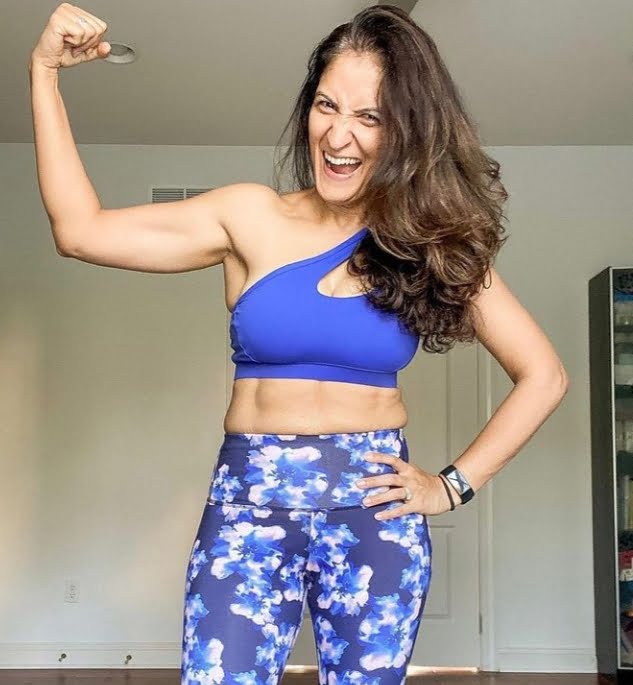 Preeti Gandhi during workout