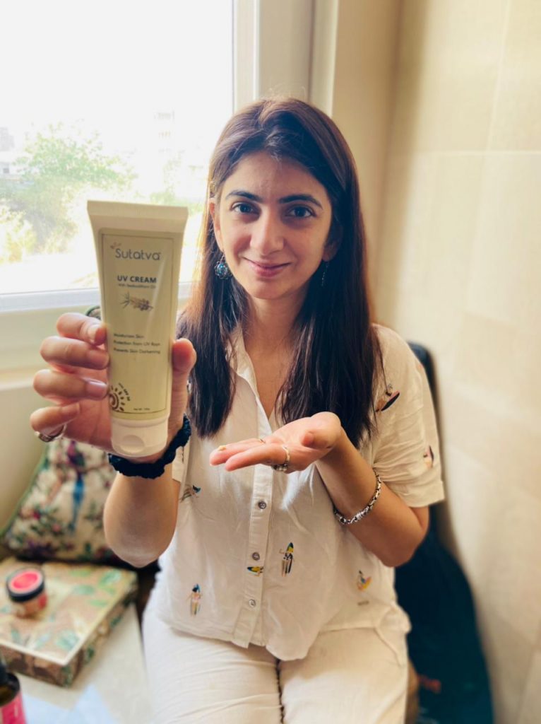 Skincare at home - UV Cream by Sutatva