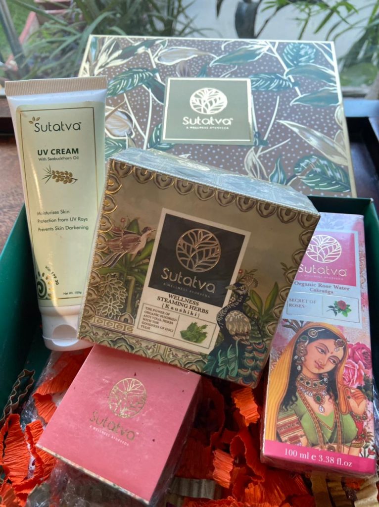 Sutatva Skincare at home