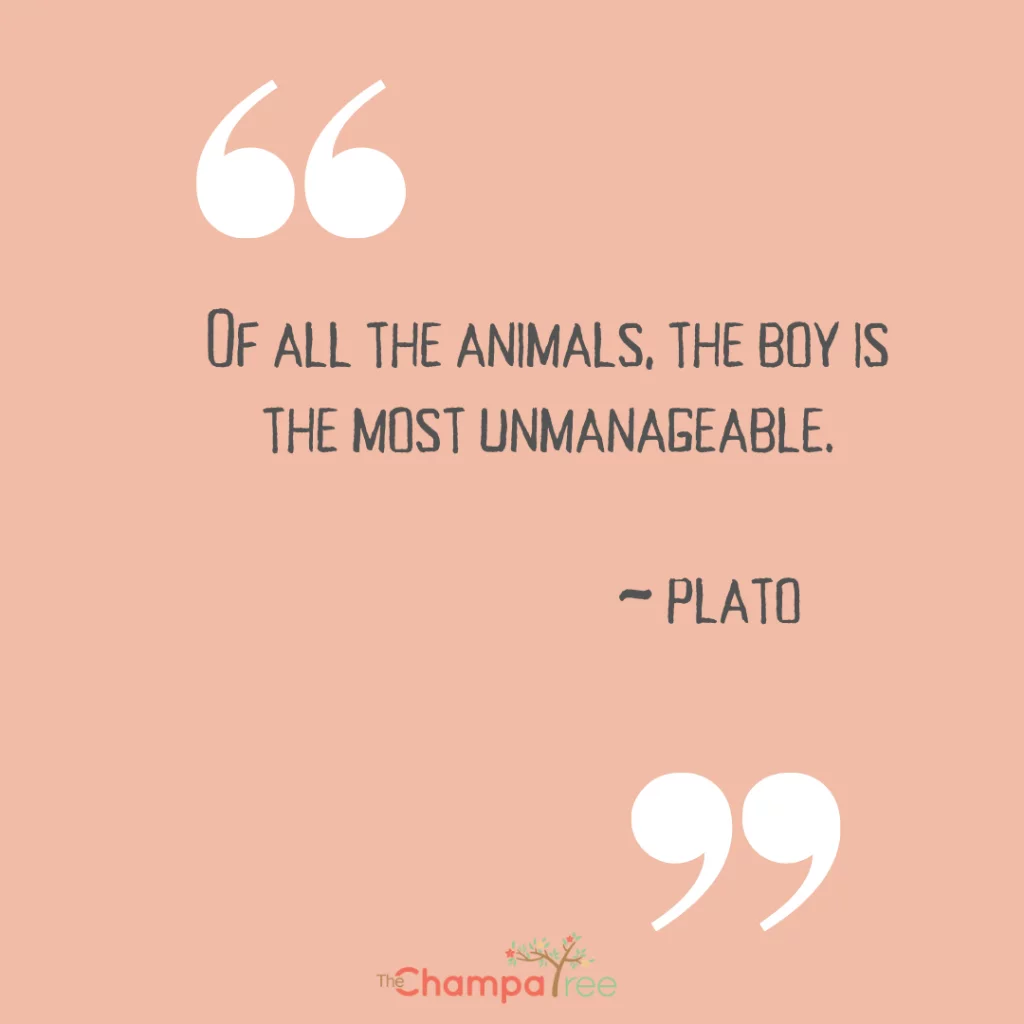 Funny Mother-son quote by Plato