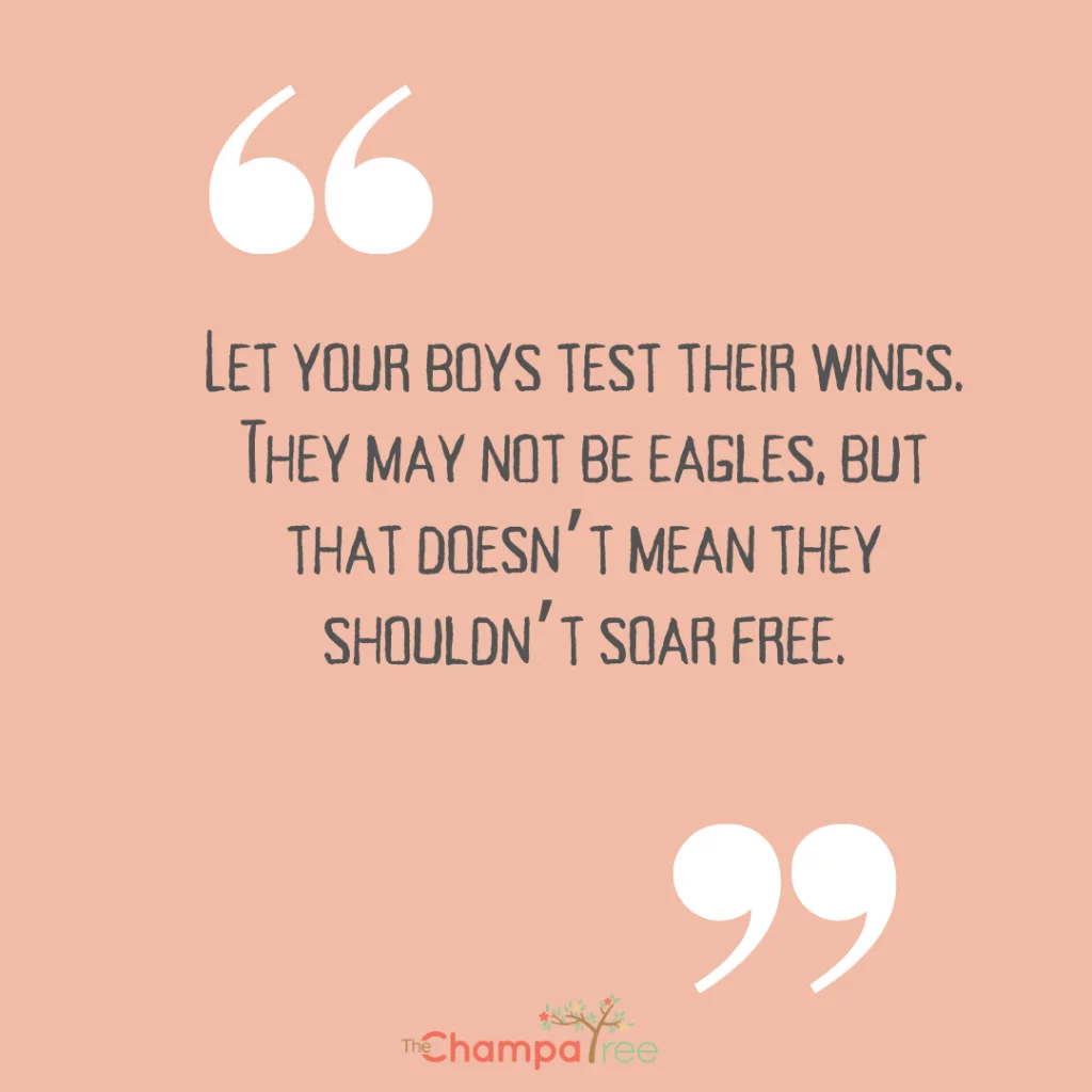 Mothrer-son quotes about raising kids