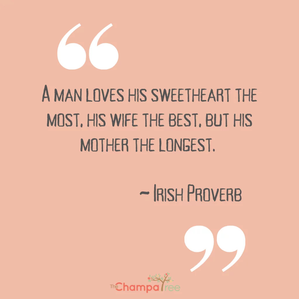 Famous Irish proverb