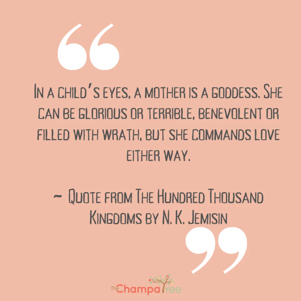 Quote from The Hundred Thousand Kingdoms by N K Jemisin