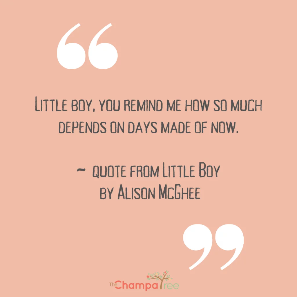 Quote from Little Boy by Edgar Allen Poe