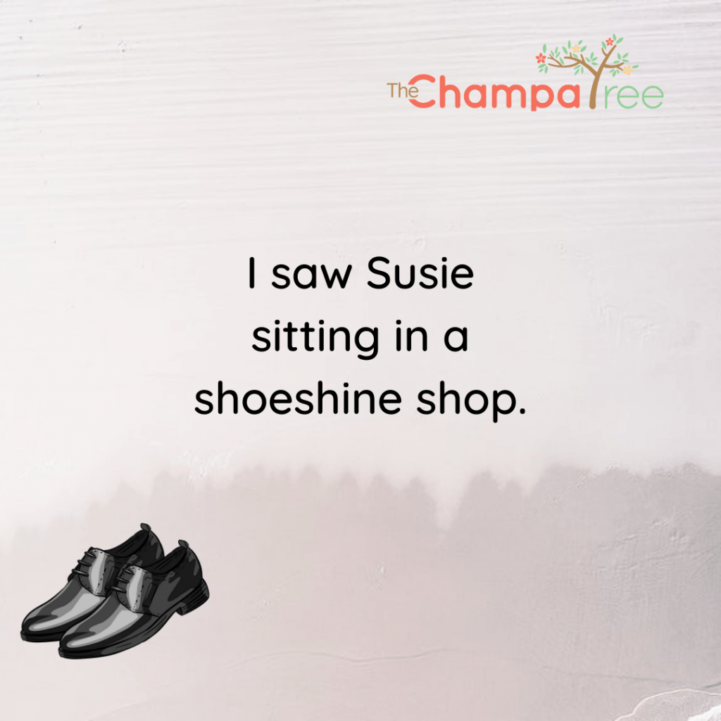 Tongue Twisters in English - Shoeshine