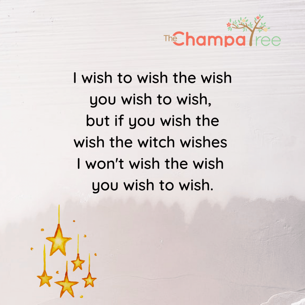 Wish to wish