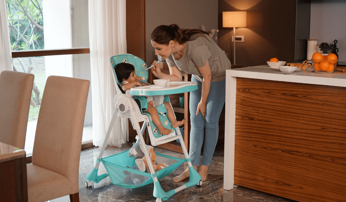 When to start using high chair for baby