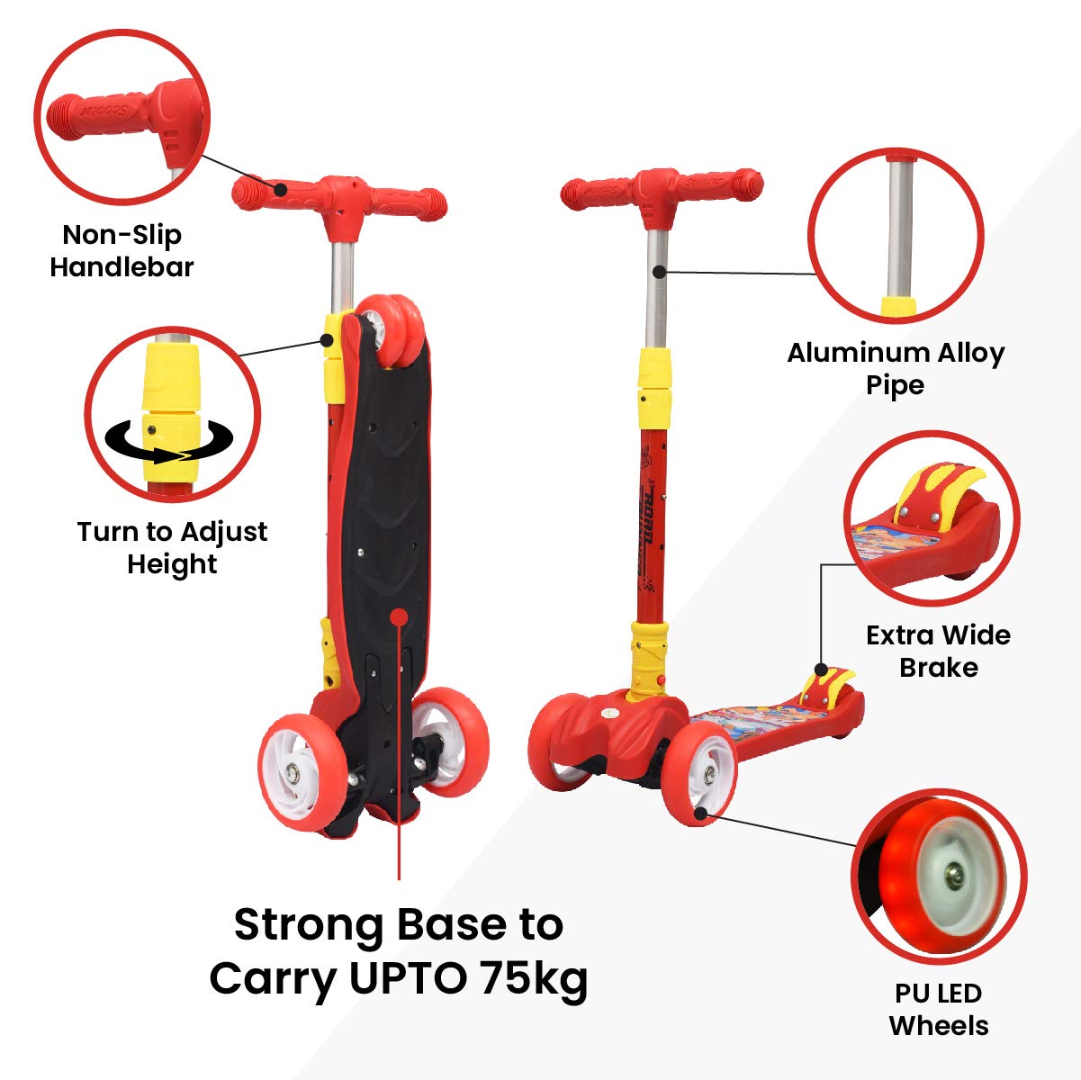 Features of best scooter for kids by R for Rabbit