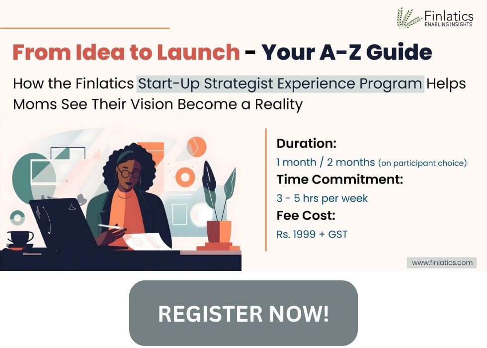 Finlatics Start-Up Strategist Experience Program - Call to action