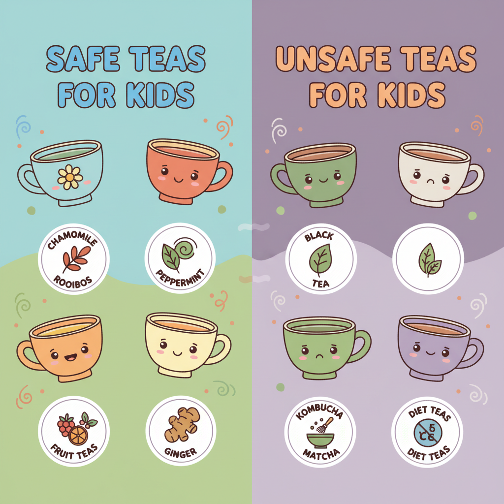 Safe vs. Unsafe Teas for Kids